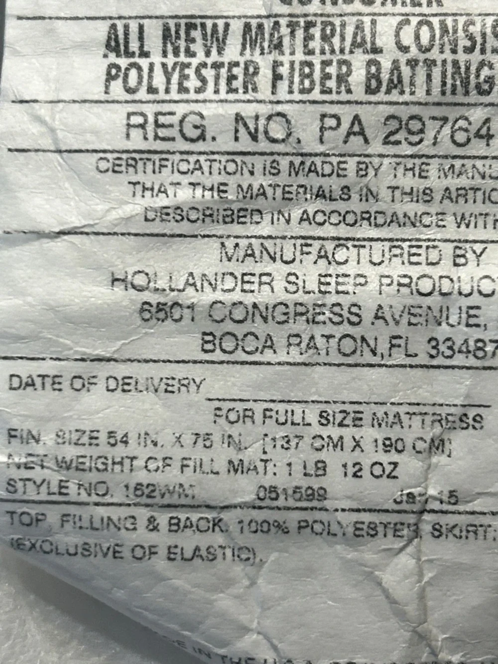 White Fitted Full Size deep fit Mattress Protector - Hypoallergenic Bed Cover